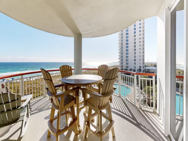 Located on Navarre Beach on the 4th floor